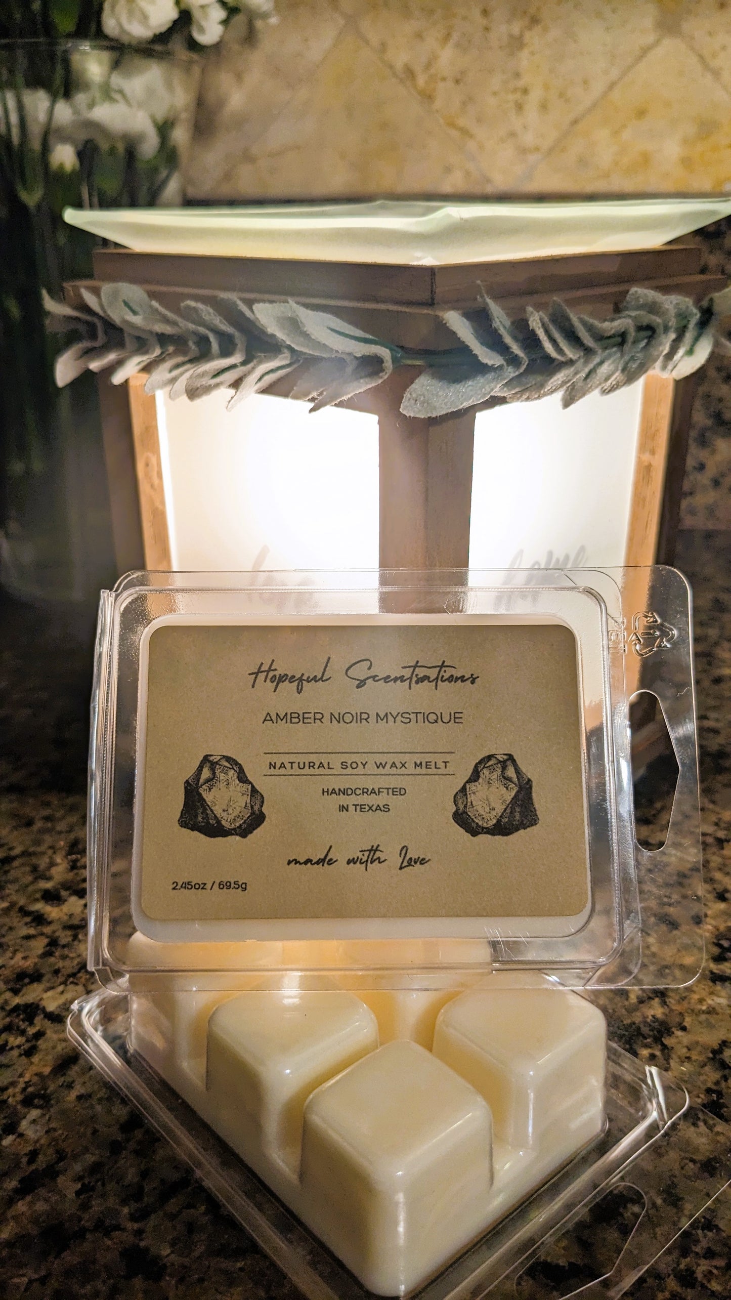 Amber Noir Soy Wax Melt