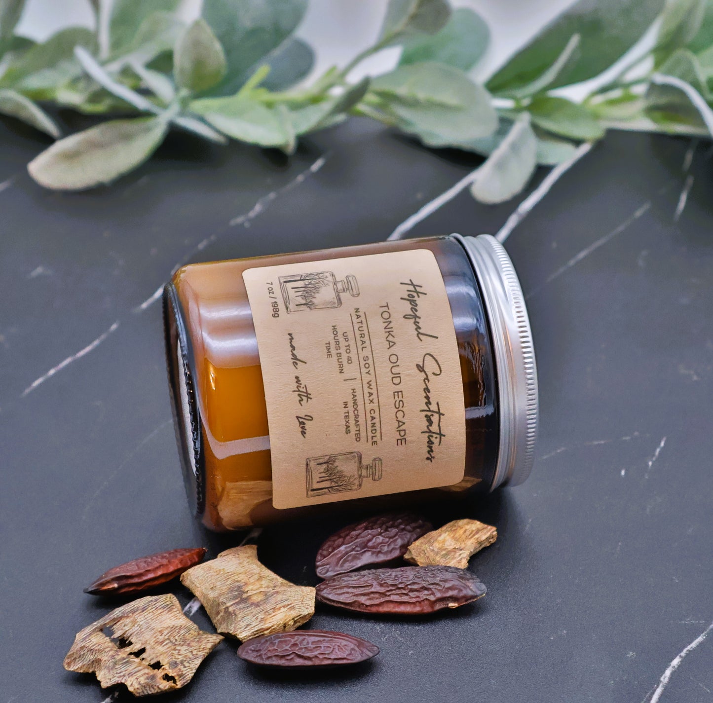 Tonka Oud Soy Wax Candle