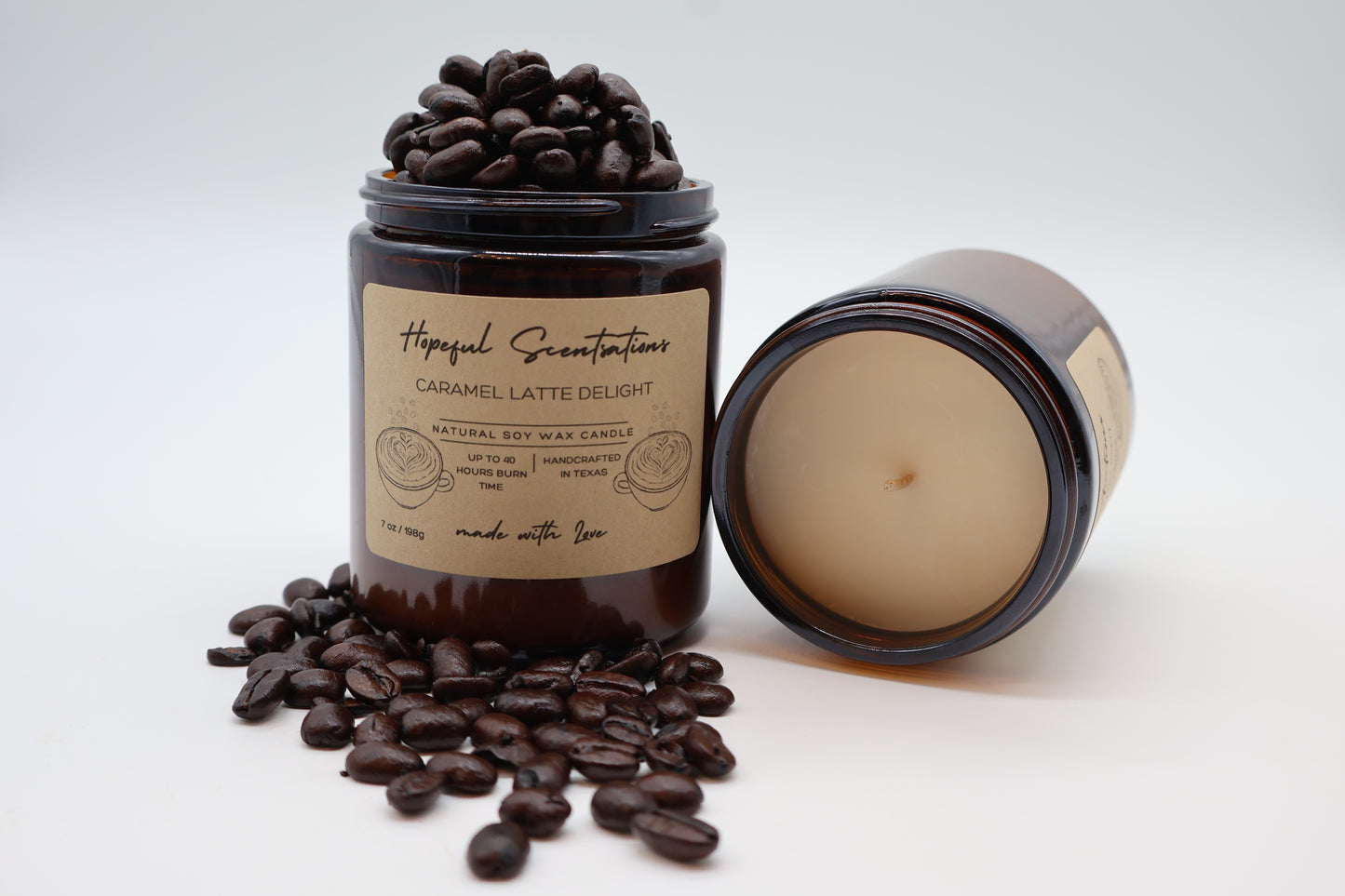 Caramel Latte Soy Wax Candle