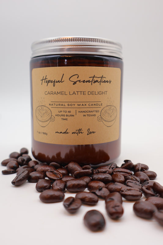 Caramel Latte Soy Wax Candle