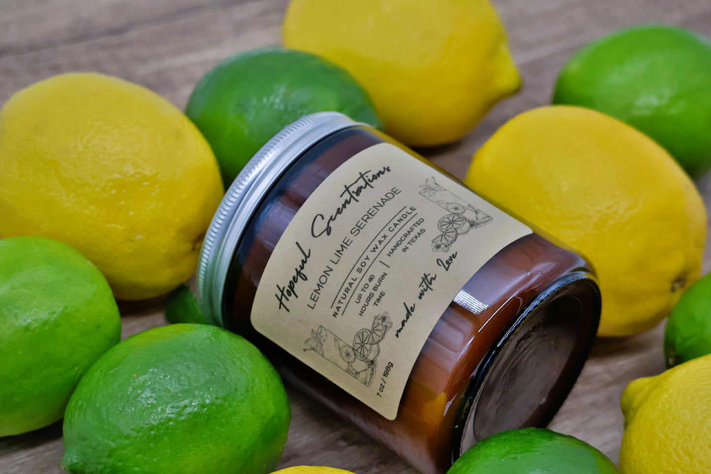 Lemon Lime Soy Wax Candle