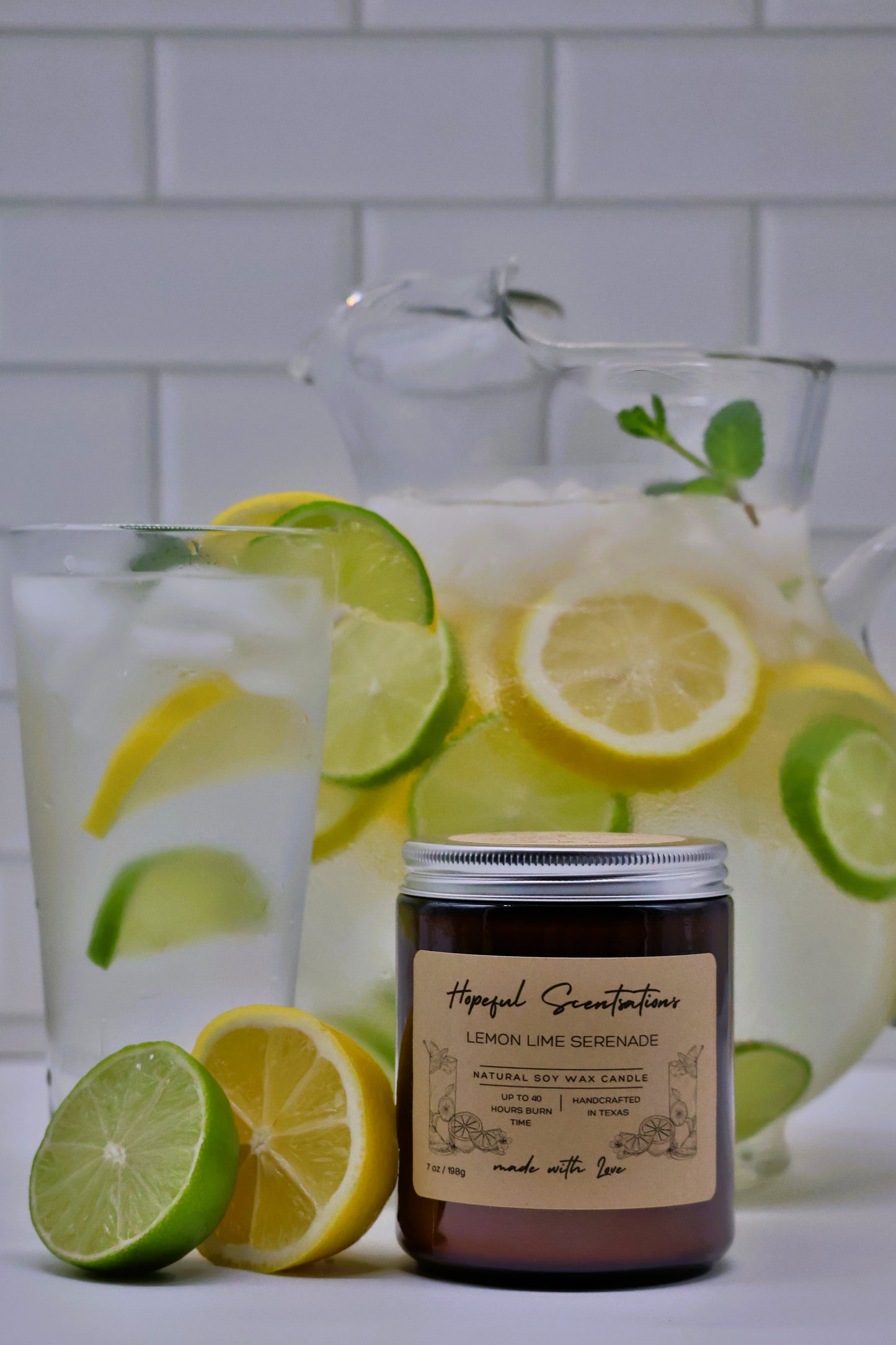 Lemon Lime Soy Wax Candle