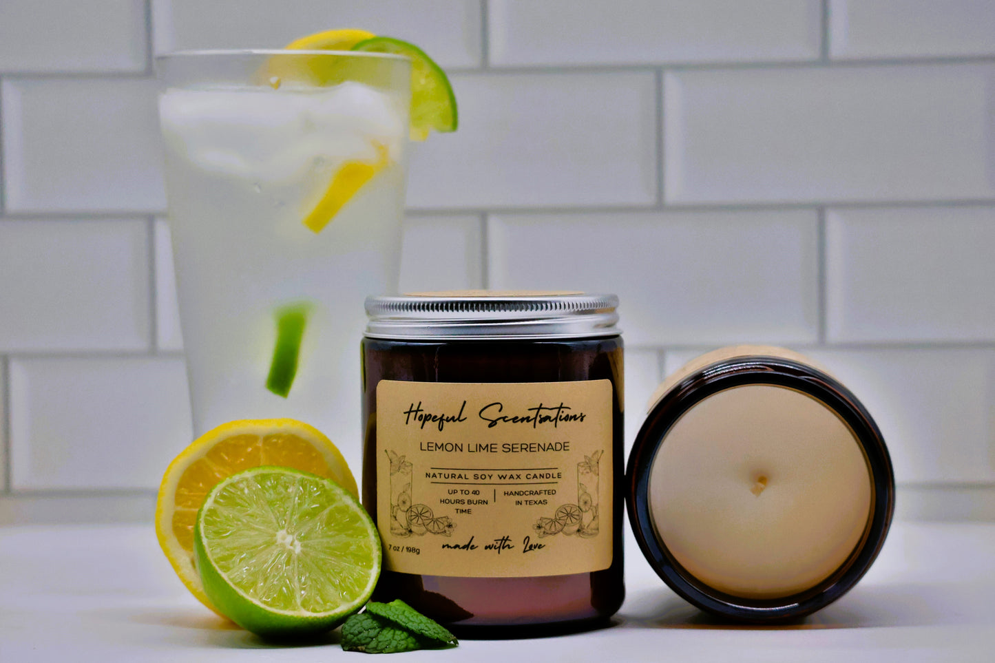 Lemon Lime Soy Wax Candle