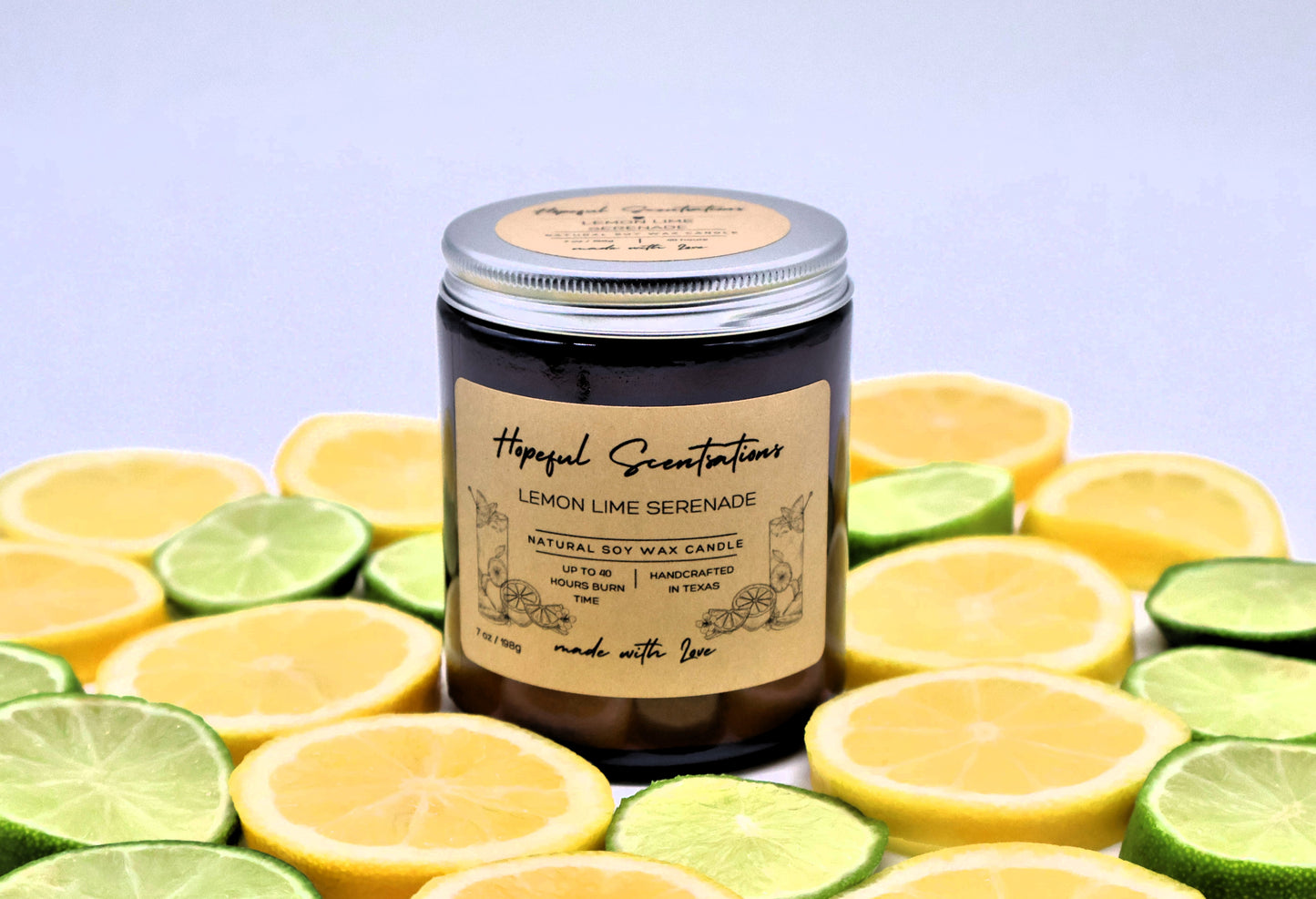 Lemon Lime Soy Wax Candle