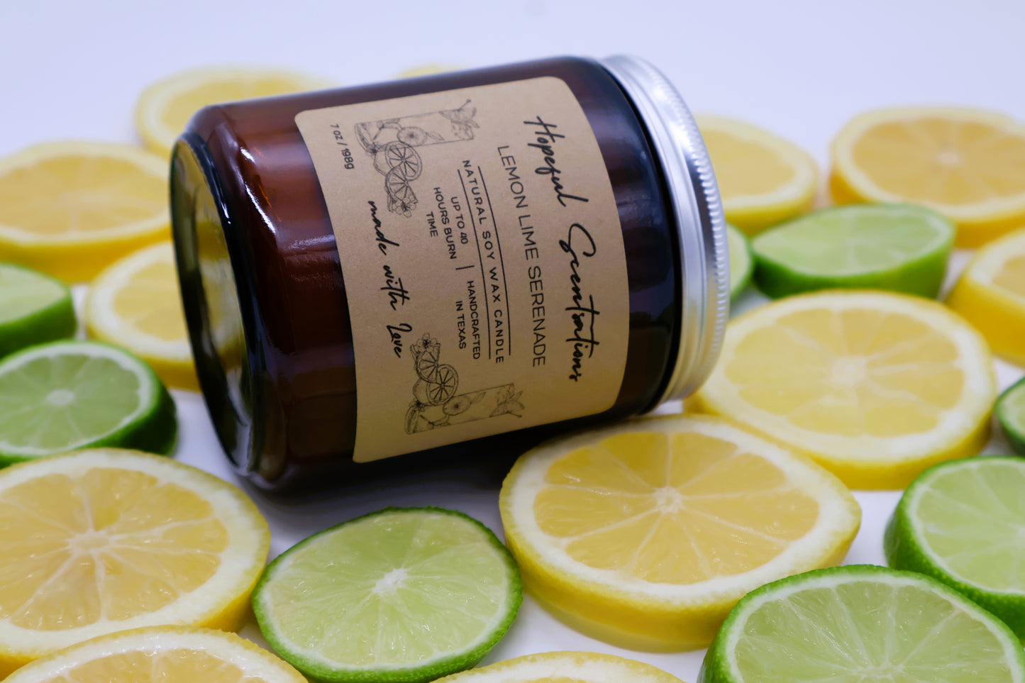 Lemon Lime Soy Wax Candle