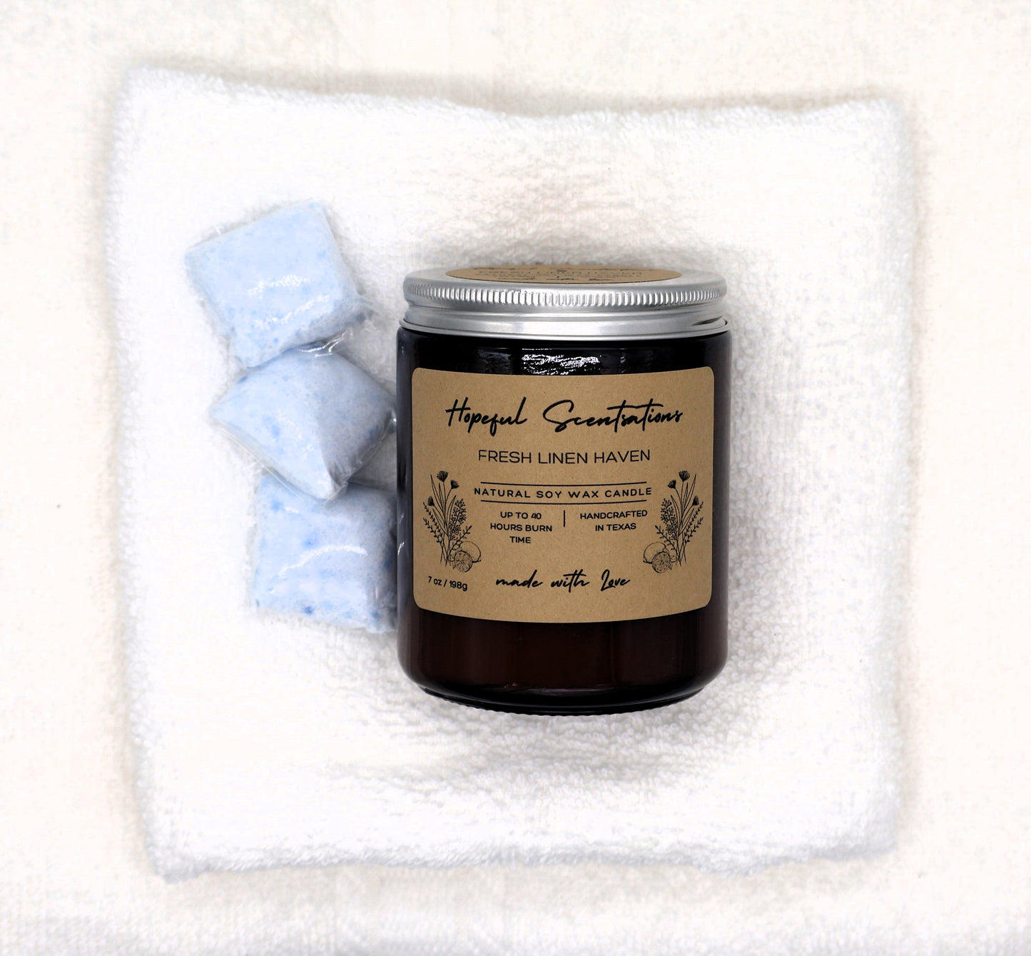 Fresh Linen Soy Wax Candle