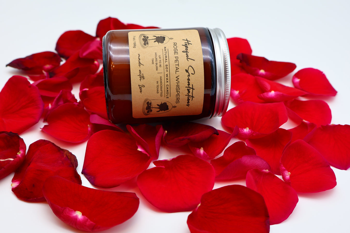 Rose Petal Soy Wax Candle