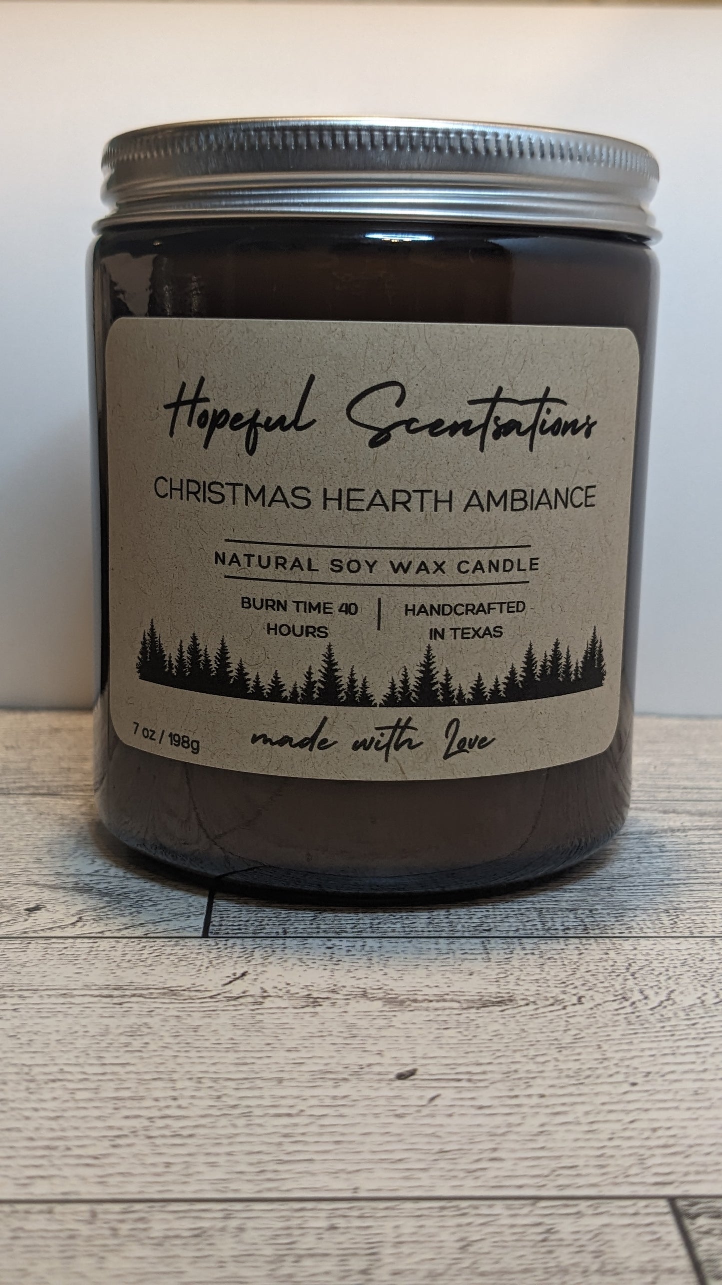 Christmas Hearth Soy Wax Candle