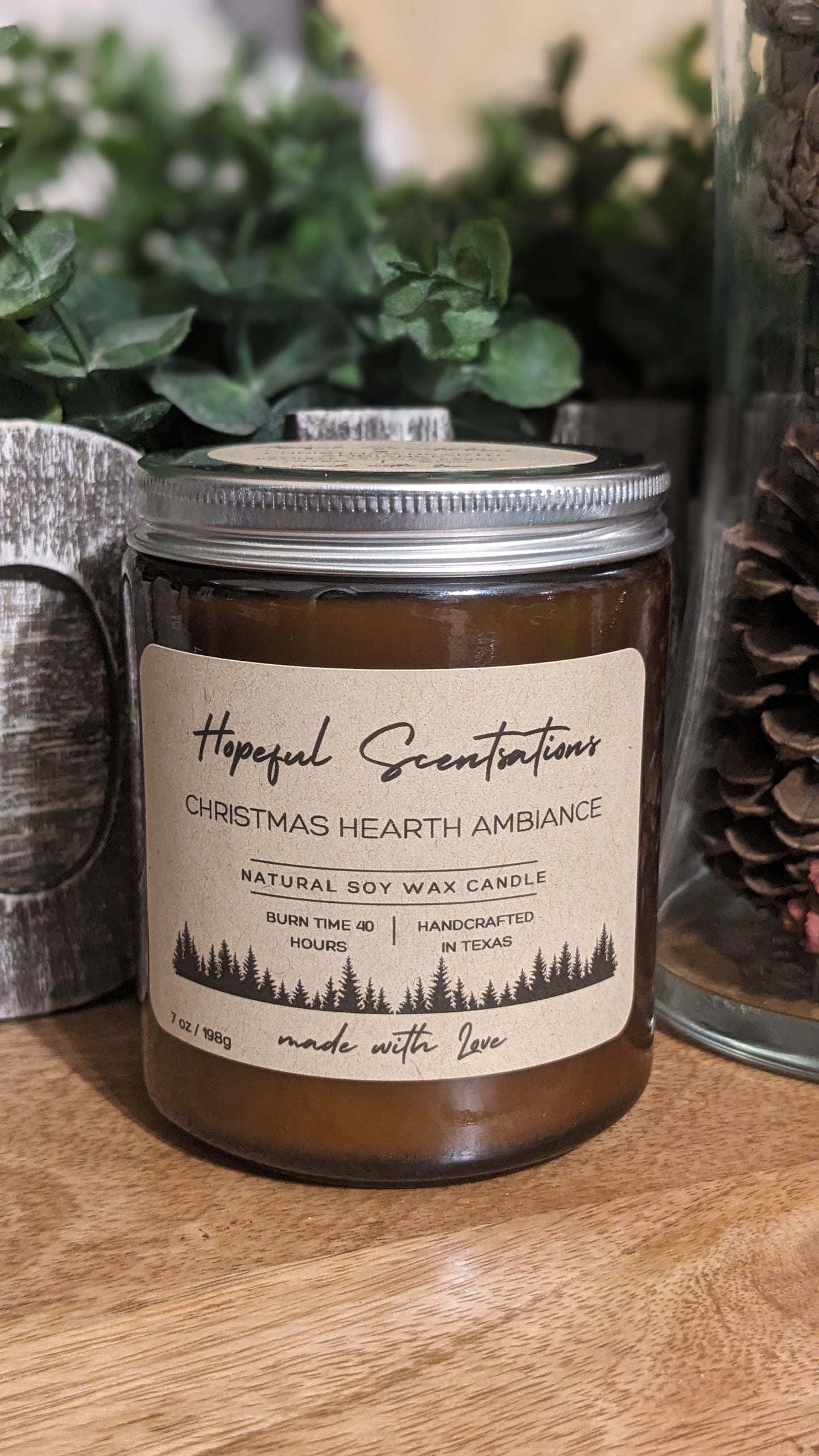 Christmas Hearth Soy Wax Candle