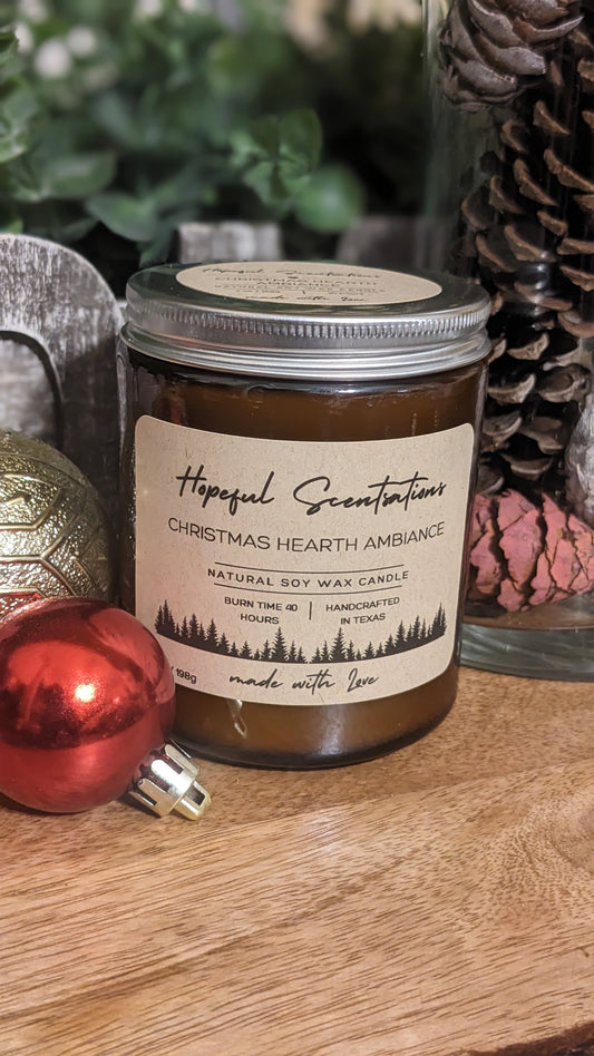 Christmas Hearth Soy Wax Candle