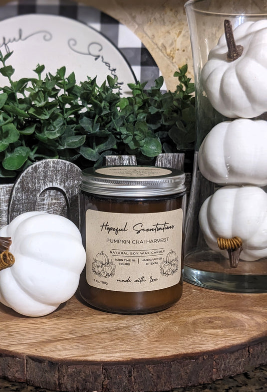 Pumpkin Chai Soy Wax Candle