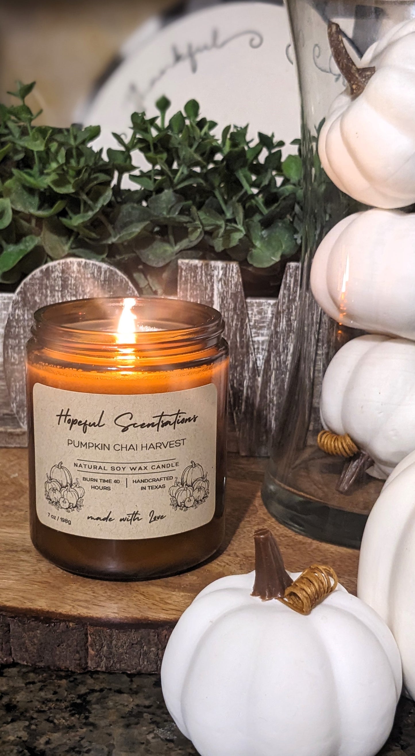 Pumpkin Chai Soy Wax Candle