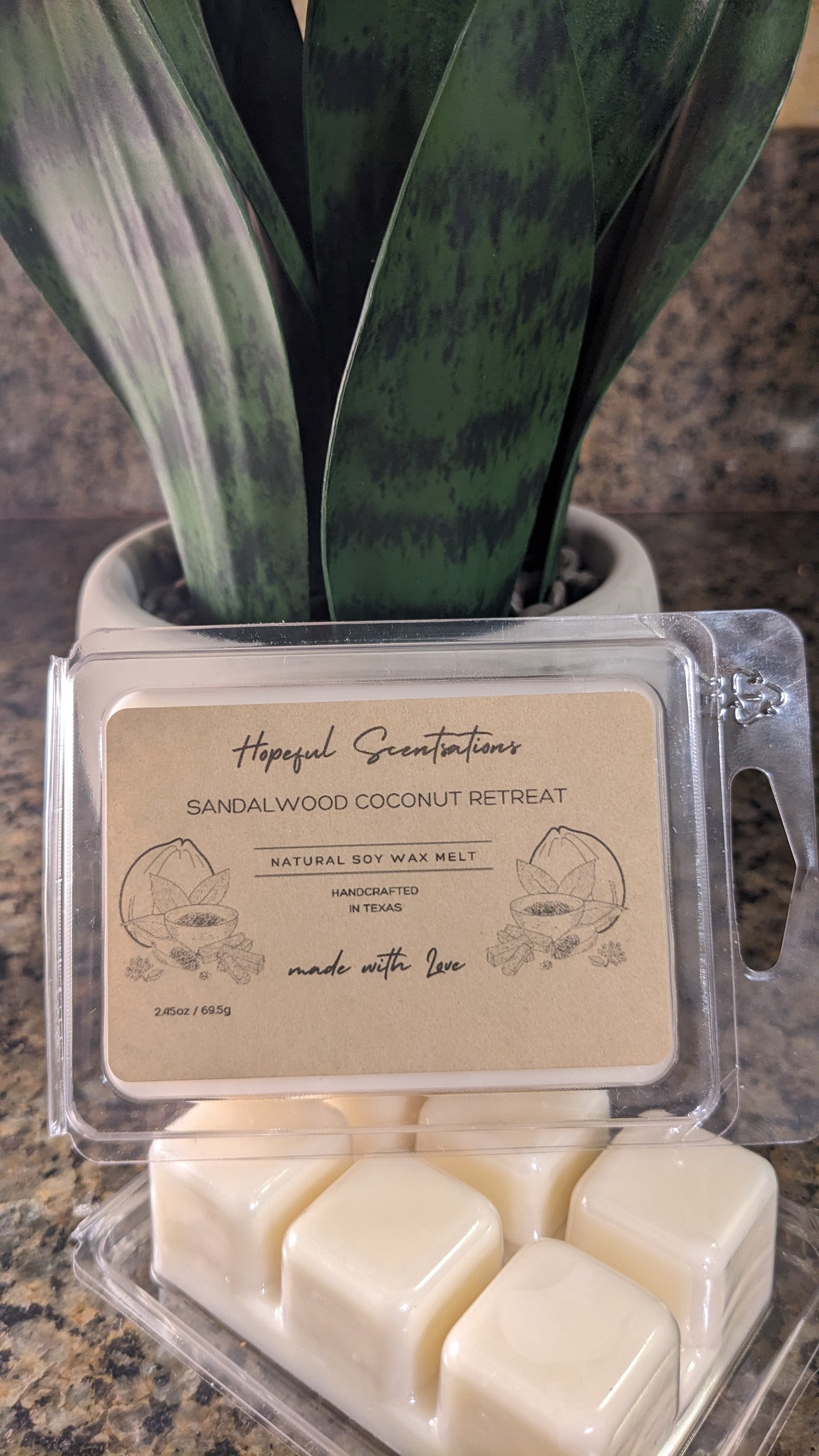 Sandalwood Coconut Soy Wax Melt