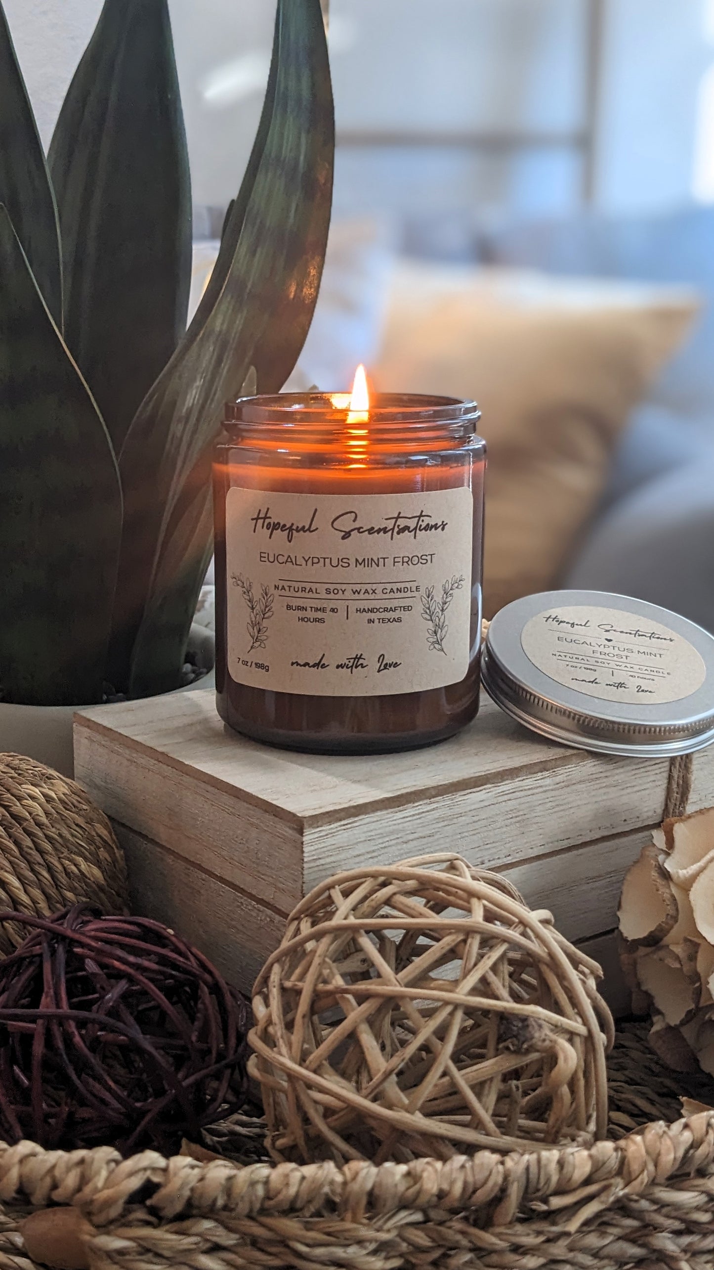 Eucalyptus Mint Soy Wax Candle